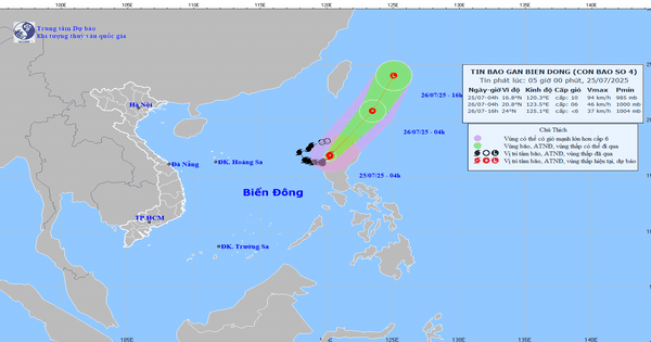 Bão số 4 vẫn 'loanh quanh' ở Biển Đông, Bộ Nông nghiệp và Môi trường chỉ đạo ứng phó mưa lớn