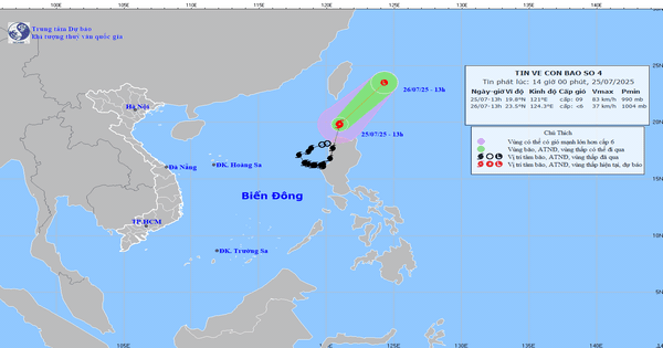 Đường đi dị thường, bão số 4 còn quay lại Biển Đông không?