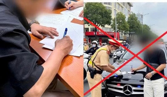 Dùng AI tạo ảnh CSGT phạt xe 'tập nái', thanh niên Hà Nội bị phạt 7,5 triệu đồng