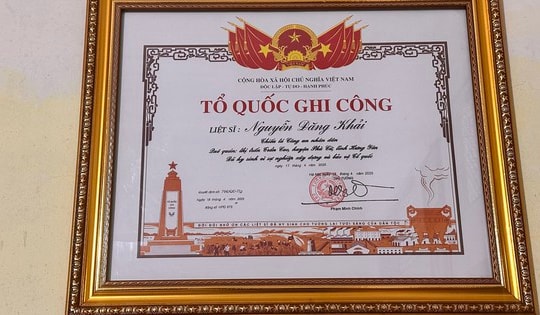 Mẹ liệt sĩ Thiếu tá Nguyễn Đăng Khải: 'Con tôi đã có một hành trình vinh quang'