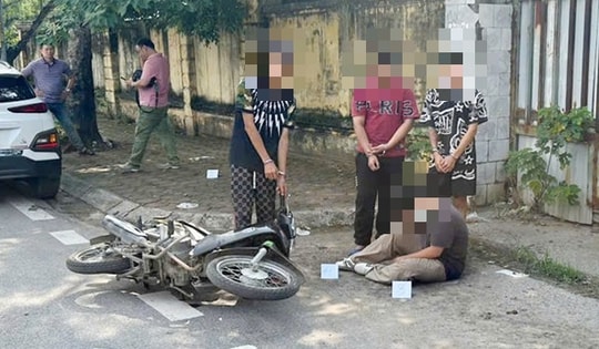 Bắt giữ nhóm thiếu niên dàn cảnh cướp tài sản lúc nửa đêm