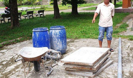 Đà Nẵng: Bắt đối tượng trộm cắp tài sản tại khu mộ thôn Trung Sơn