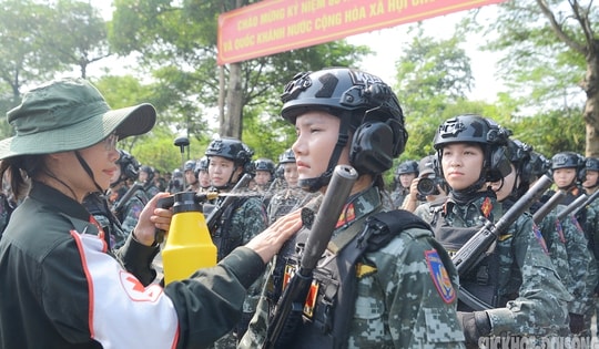 Y tế đồng hành, tiếp sức chiến sĩ đội hình diễu binh