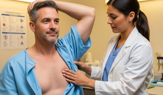 5 triệu chứng cảnh báo ung thư vú ở nam giới không nên bỏ qua