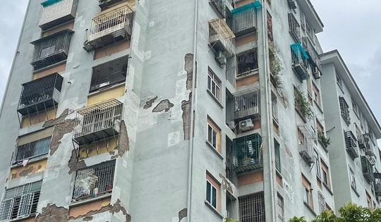 Cận cảnh chung cư tái định cư cũ ở Hà Nội được rao bán hơn 75 triệu/m2