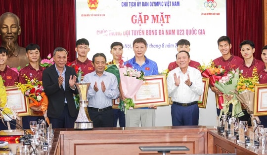 U23 Việt Nam vinh dự nhận bằng khen của Thủ tướng Chính phủ