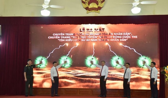 Phát động Cuộc thi "Tìm hiểu lịch sử 80 năm Tòa án nhân dân"