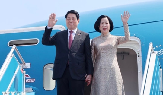 Chủ tịch nước Lương Cường lên đường thăm cấp Nhà nước đến Ai Cập và Angola