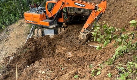 Lai Châu phân luồng giao thông tạm thời trên Tỉnh lộ 131 do sạt lở