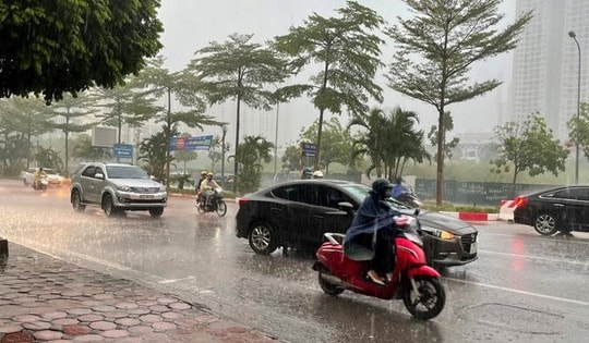 Miền Bắc sắp chuyển mưa dông, trời chuyển mát