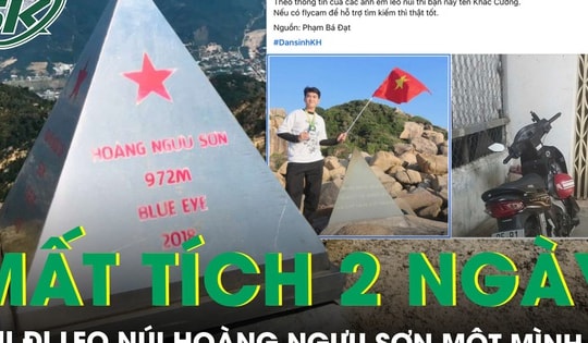 Tìm kiếm nam thanh niên mất tích 2 ngày khi đi leo núi một mình ở Nha Trang