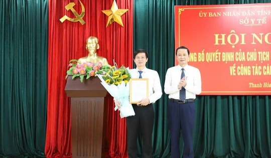 Sở Y tế Thanh Hóa có tân Giám đốc