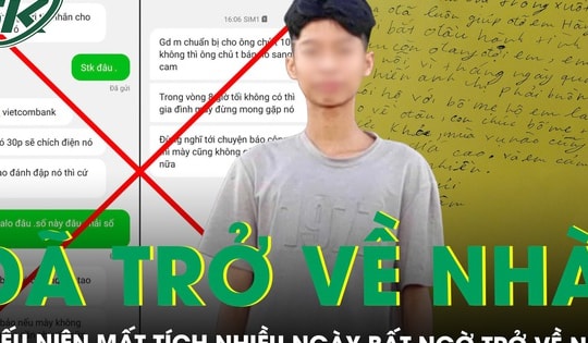 Thiếu niên mất tích nhiều ngày ở Ninh Bình bất ngờ trở về nhà, lộ tin nhắn đe dọa tống tiền