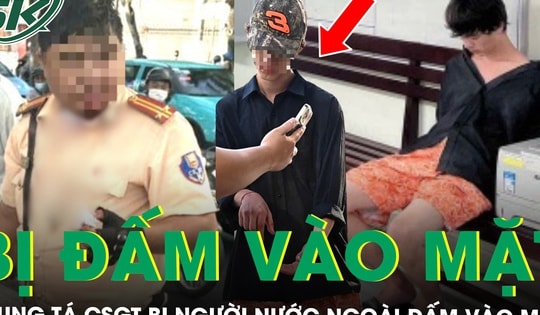 Trung tá CSGT ở Nha Trang bị người nước ngoài tấn công khi đang làm nhiệm vụ