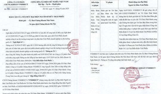 VNDIRECT thông báo vi phạm liên quan lô trái phiếu 500 tỷ đồng