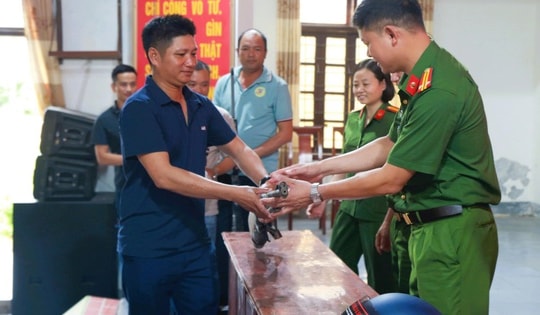 Nhiều cách làm hay của Công an Nghệ An trong thu hồi vũ khí, vật liệu nổ
