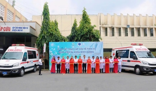 TPHCM ra mắt 2 trạm cấp cứu vệ tinh 115 tại Bình Dương, tăng khả năng tiếp cận y tế khẩn cấp