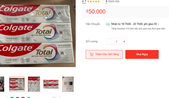 Dư luận Việt Nam quan tâm vụ kem đánh răng Colgate gây tác dụng phụ