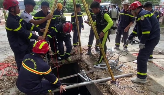 Một công nhân tử vong thương tâm dưới hố ga