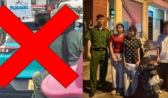 Xử lý nhóm học sinh có hành động phản cảm khi Đoàn phục vụ A80 đi qua