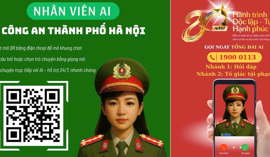 Cách để người dân kết nối với nhân viên AI của Công an Hà Nội