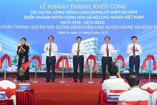 Khánh thành BV Ung bướu Nghệ An quy mô hơn 1.000 giường, hoàn thiện quy trình điều trị ung thư khép kín