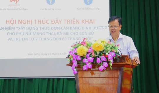 Tỉnh Vĩnh Long cùng Ajinomoto Việt Nam thúc đẩy chăm sóc dinh dưỡng cho mẹ và bé