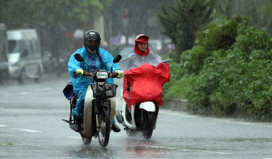 Diễn biến mưa dông những ngày tới ở Bắc Bộ và Thanh Hóa