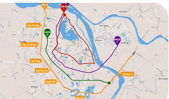 Bản đồ các tuyến đường cấm và tạm cấm dịp Quốc khánh 2/9