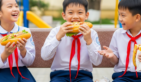 Học sinh có được mang đồ ăn vào trường?