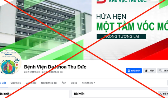 Cảnh báo fanpage giả mạo bệnh viện kêu gọi từ thiện