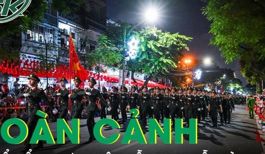 [A80] - Toàn cảnh buổi tổng hợp luyện diễu binh, diễu hành tối 21/8