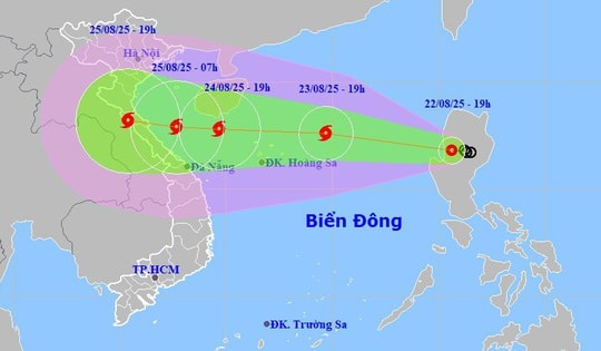 Dự báo đến 25/8, bão số 5 di chuyển vào đất liền, Thủ tướng chỉ đạo khẩn nhiều biện pháp ứng phó