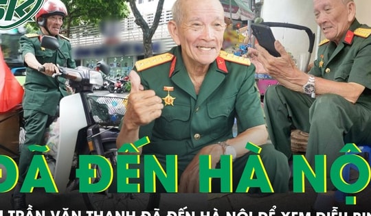 Cựu binh U80 Trần Văn Thanh ‘trốn vợ’ ra Hà Nội đã sẵn sàng xuống phố xem diễu binh 2/9