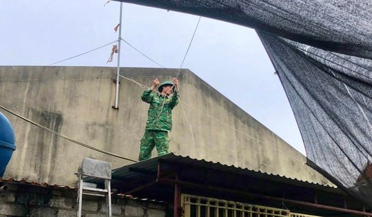 Các xã vùng cao, ven biển khẩn trương ứng phó bão số 5