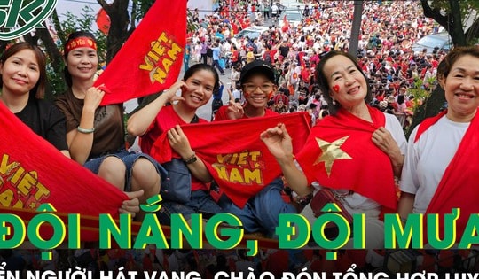 Biển người ‘đội nắng, đội mưa’ hát vang, chào đón lực lượng diễu binh, diễu hành mừng 80 năm Quốc khánh