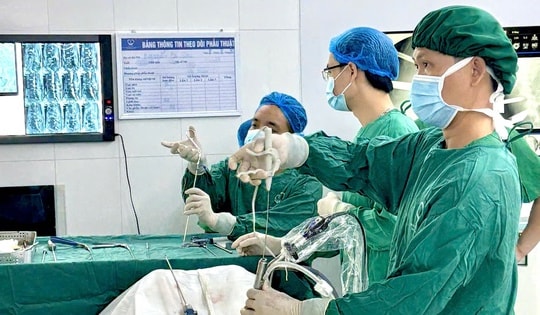 Bệnh viện Đa khoa Bắc Ninh số 1 lần đầu phẫu thuật nội soi lấy nhân thoát vị đĩa đệm thành công