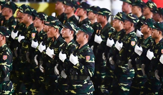 Chi tiết về 3 khối quân đội Nga, Lào, Campuchia tham gia tổng hợp luyện diễu binh, diễu hành