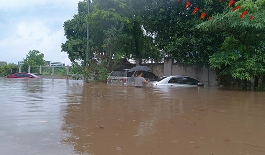 Mưa lũ tiếp nối dài ngày, triển khai công tác hộ đê đảm bảo an toàn cho Hà Nội