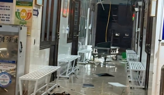 Nhiều cơ sở y tế ở Nghệ An thiệt hại do bão số 5