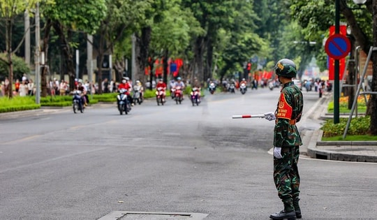 Thông tin mới nhất lịch cấm đường sơ duyệt diễu binh, diễu hành ngày 27/8