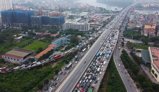 Hạn chế phương tiện trên cao tốc hướng về Hà Nội ngày 27/8 tài xế cần lưu ý