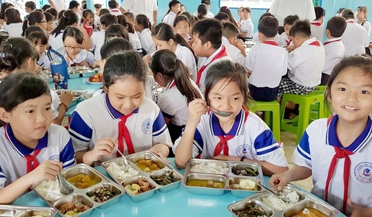 Dinh dưỡng học đường - chiến lược quan trọng góp phần tăng cường sức khỏe cho trẻ