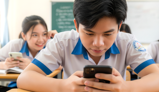 Hà Nội vào cuộc giải quyết vấn đề điện thoại trong trường học, giúp phụ huynh bớt âu lo