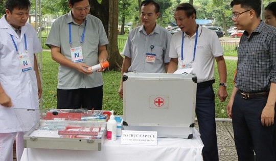 Kiểm tra, bảo đảm y tế cho sự kiện A80 tại Hà Nội