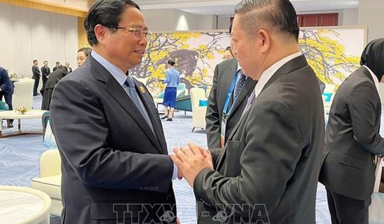 Thủ tướng Phạm Minh Chính gặp lãnh đạo các nước, tổ chức quốc tế nhân dịp Hội nghị Thượng đỉnh SCO