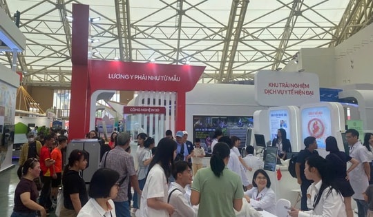 Gian Triển lãm Bộ Y tế thu hút hàng chục nghìn lượt khách tham quan, trải nghiệm khám, tư vấn sức khoẻ