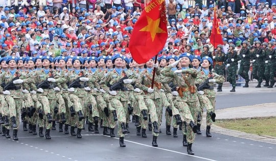 Trời Hà Nội trước, trong lễ diễu binh diễu hành có mưa không?