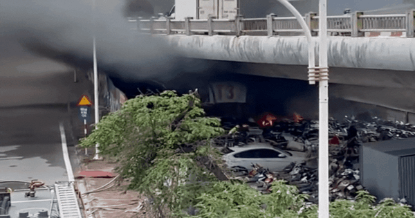 Hiện trạng cầu Vĩnh Tuy ra sao sau vụ cháy 500 xe máy dưới gầm cầu?