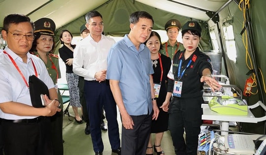 Hàng ngàn y bác sĩ, thầy thuốc tham gia đảm bảo y tế phục vụ lễ diễu binh, diễu hành sáng 2/9